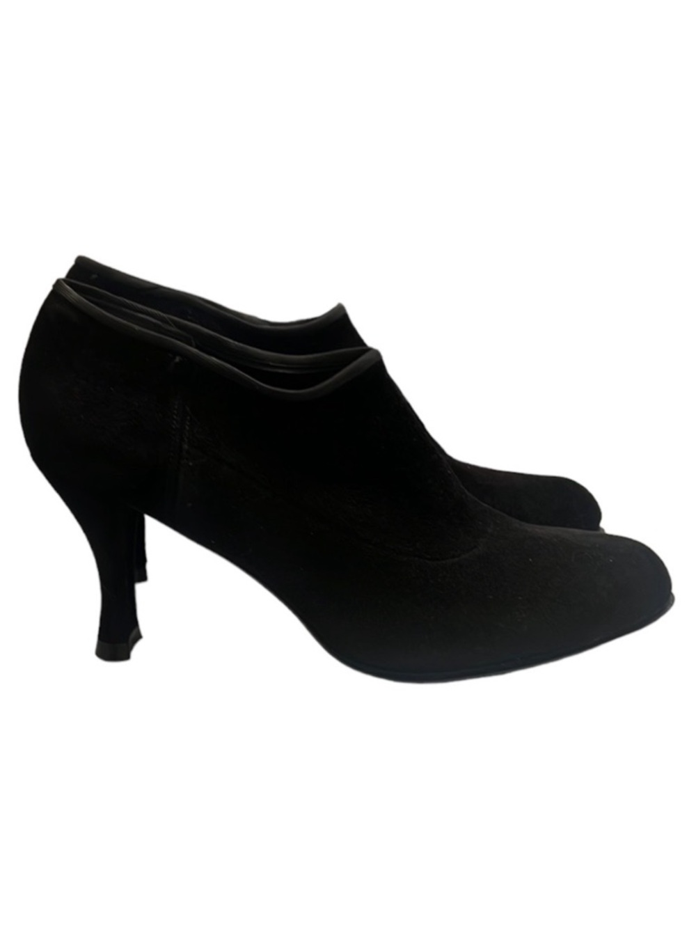 Stuart Weitzman Black Suede Shootie Pumps Size 6